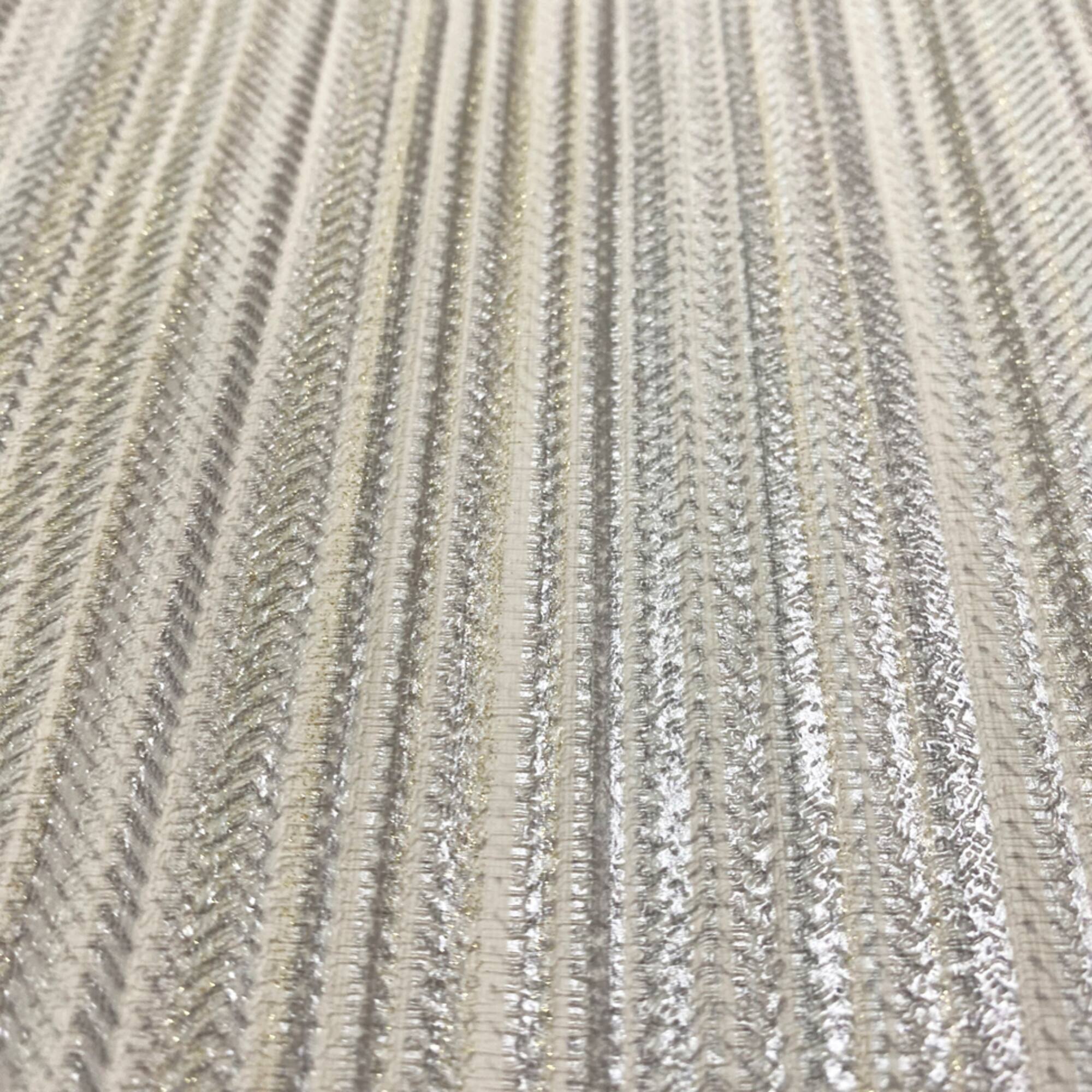 Designs Direct Glint Stria Stripe Wallpaper